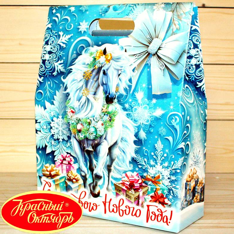 Детский новогодний подарок 2026 года от фабрики Красный Октябрь в Долгопрудном