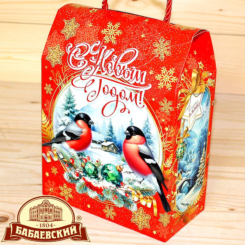 Бабаевский сладкий новогодний подарок -Снегири 2026 в Долгопрудном